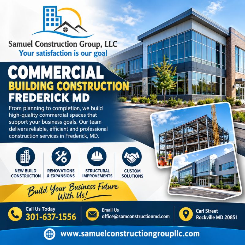 Commercial Building Construction Frederick MD – Professional Construction Services